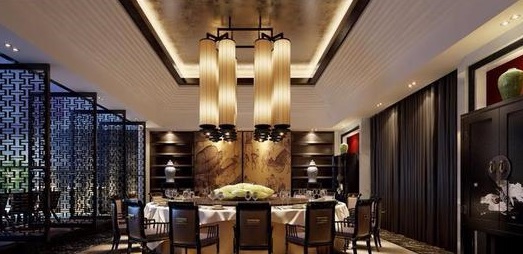 餐廳設計中的新古典主義軟裝飾風格